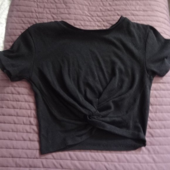 Bluenotes large black crop top - Picture 1 of 2